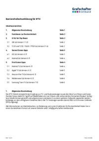 Barrierefreiheitserklärung Grafschafter.TV