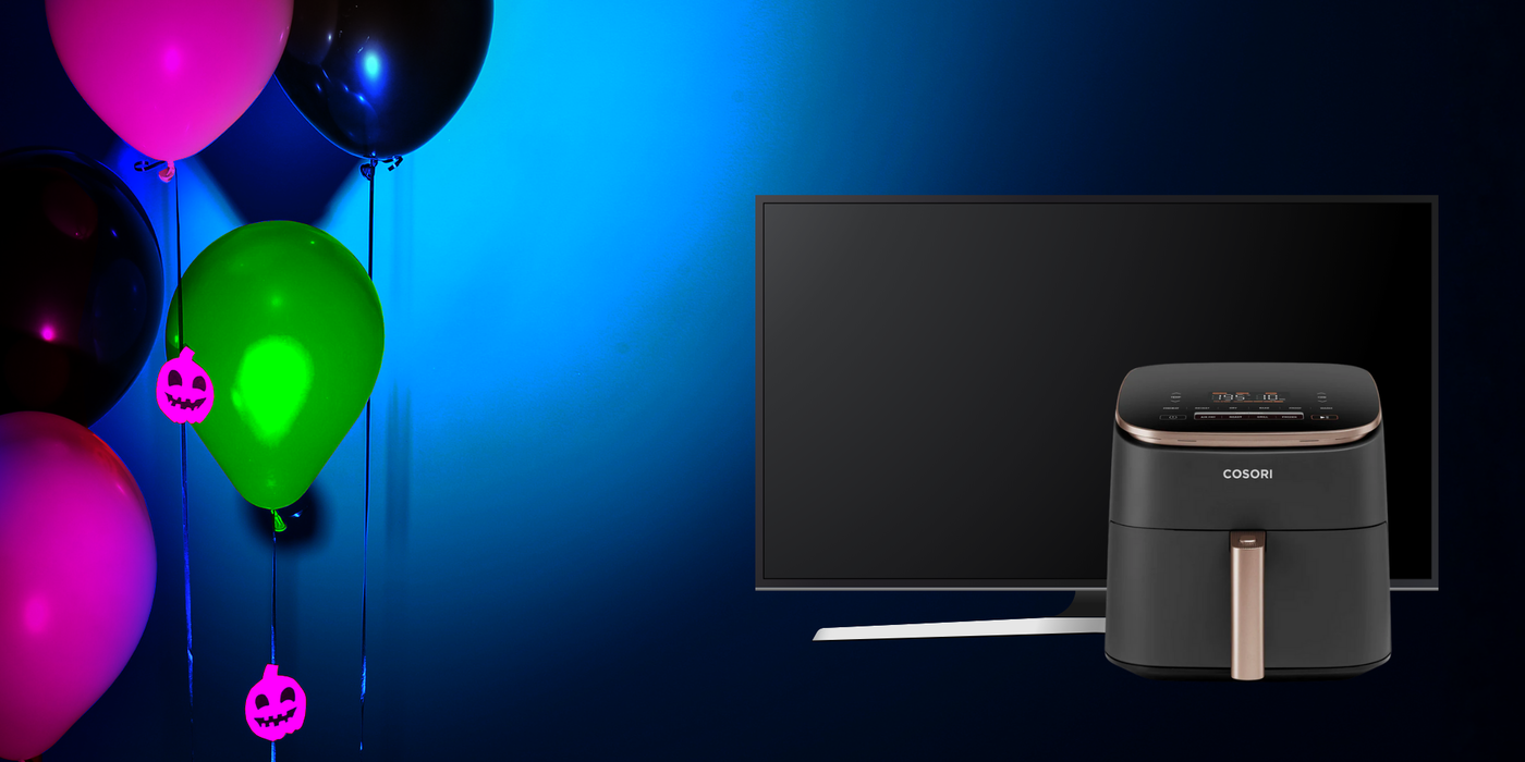 Schaurig gute Unterhaltung für gemütliche Herbstabende: Jetzt die neue TV App buchen. Wer bis zum 7. November bucht, hat die Chance, einen Airfryer für den perfekten Serienabend zu gewinnen.