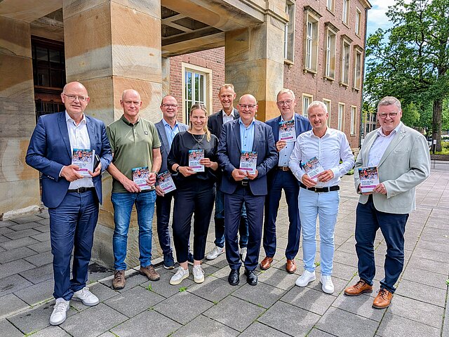 Fototermin im Freien in Nordhorn