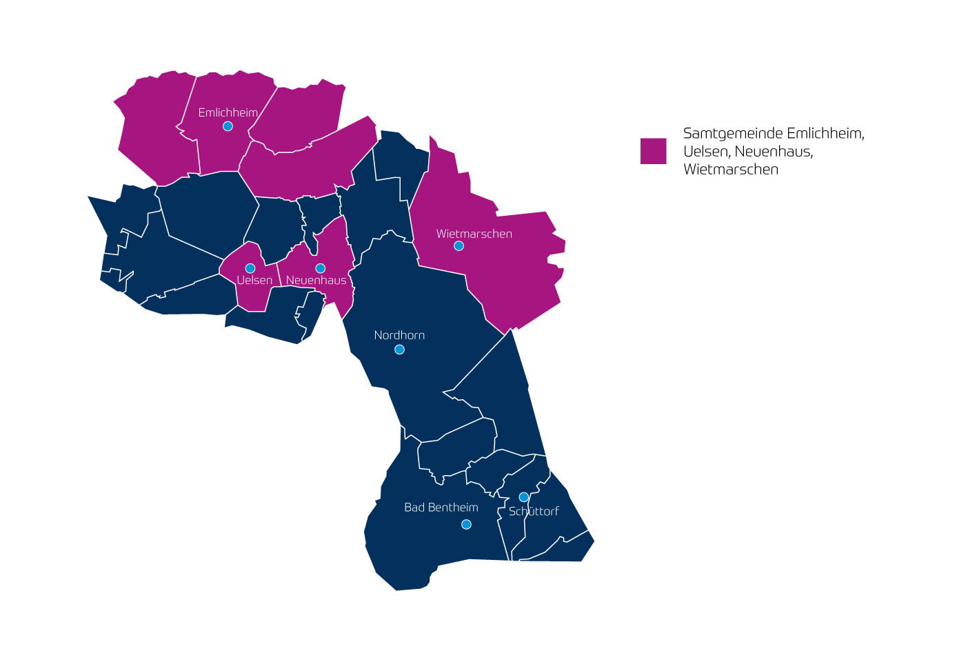 Ausbaustand schwarze Flecken Niedergrafschaft